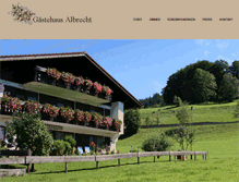 Tablet Screenshot of albrecht-gaestehaus.de